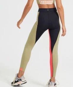P.E NATION DOUBLE TEAM LEGGING - OLIVE