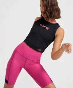 P.E NATION DOUBLE TEAM TANK - BLACK WOMEN