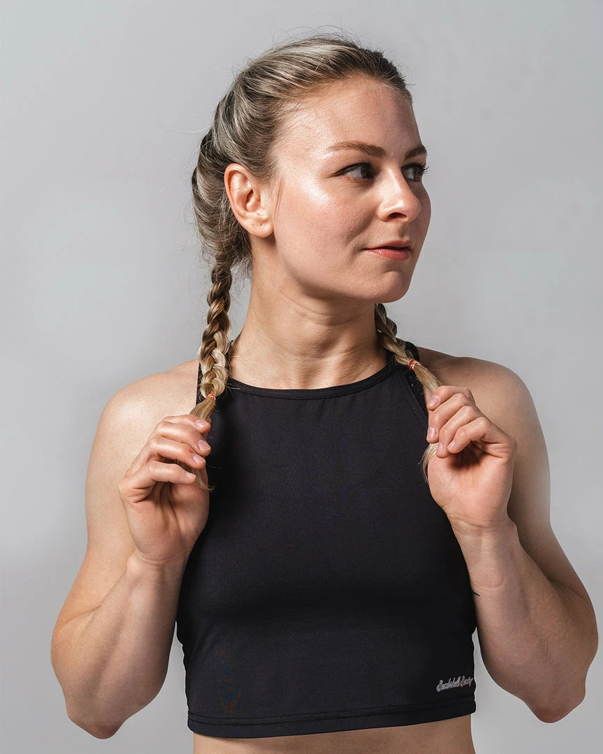 WICKED ROSE 'BOXING' CROP TOP SHOP LOCAL YVR