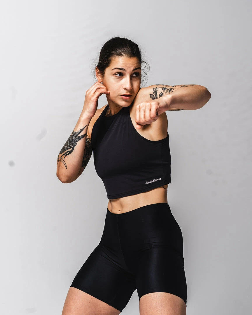 WICKED ROSE 'BOXING' CROP TOP SHOP LOCAL YVR