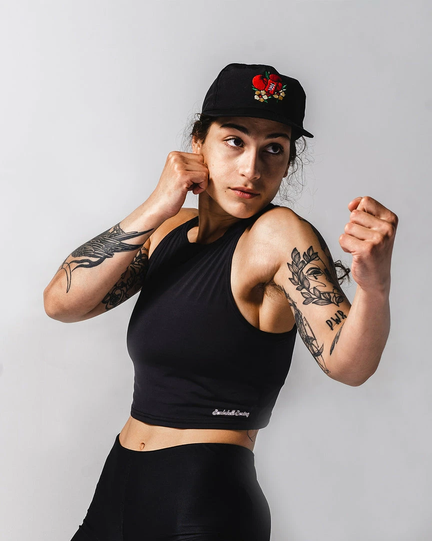 WICKED ROSE 'BOXING' CROP TOP SHOP LOCAL YVR