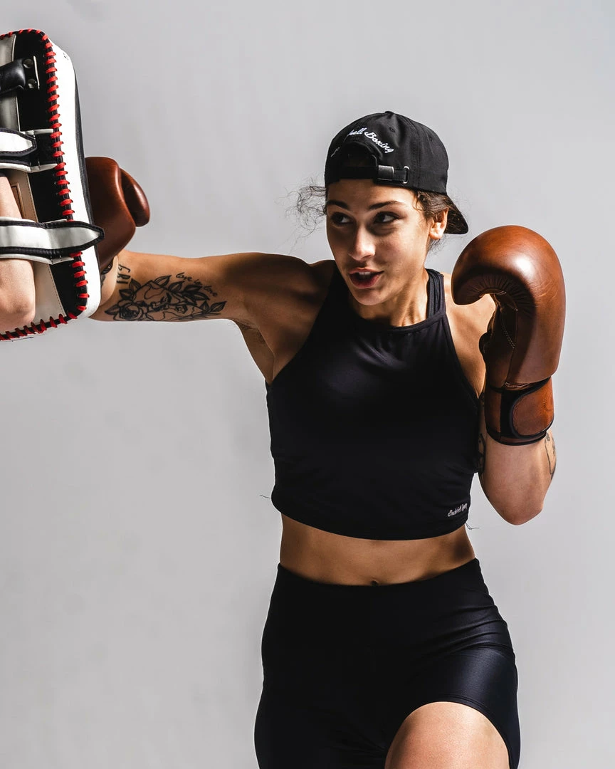 WICKED ROSE 'BOXING' CROP TOP SHOP LOCAL YVR