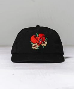 WICKED ROSE 'BOXING GLOVES' EMBROIDERED BASEBALL CAP