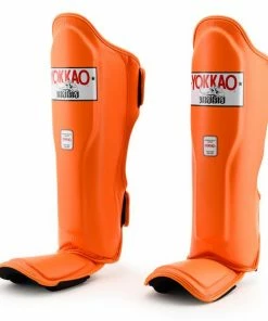 Yokkao MATRIX ORANGE TIGER SHIN GUARDS