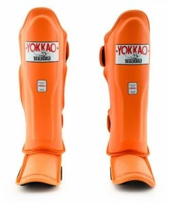 Yokkao MATRIX ORANGE TIGER SHIN GUARDS