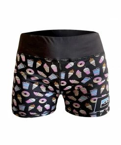 COMBAT CORNER STRIKING DONUT N TREATS COMPRESSION FIGHT SHORTS