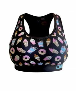COMBAT CORNER DONUT N TREATS SPORTS BRA