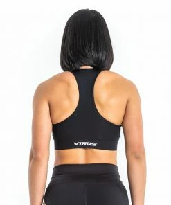 VIRUS ECO55 | RAVEN STAY COOL SPORTS BRA - BLACK