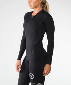 VIRUS BJJ ECO37 | STAY COOL LONG SLEEVE PERFORMANCE RASHGUARD - BLACK