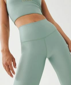 P.E NATION GRAN STAND LEGGING IN ICEBERG GREEN