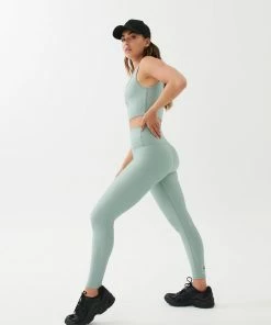 P.E NATION GRAN STAND LEGGING IN ICEBERG GREEN