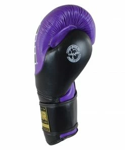 COMBAT CORNER HMIT CHAMPION BOXING GLOVES - PURPLE STRIKING