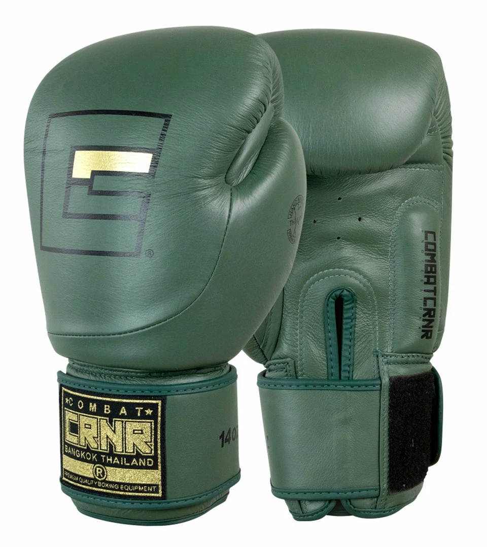 COMBAT CORNER HMIT OD BOXING GLOVES - GREEN