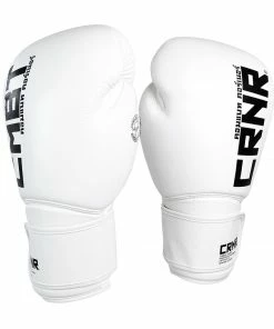 COMBAT CORNER STRIKING HMIT TRAIN AIR BOXING GLOVES - WHITE