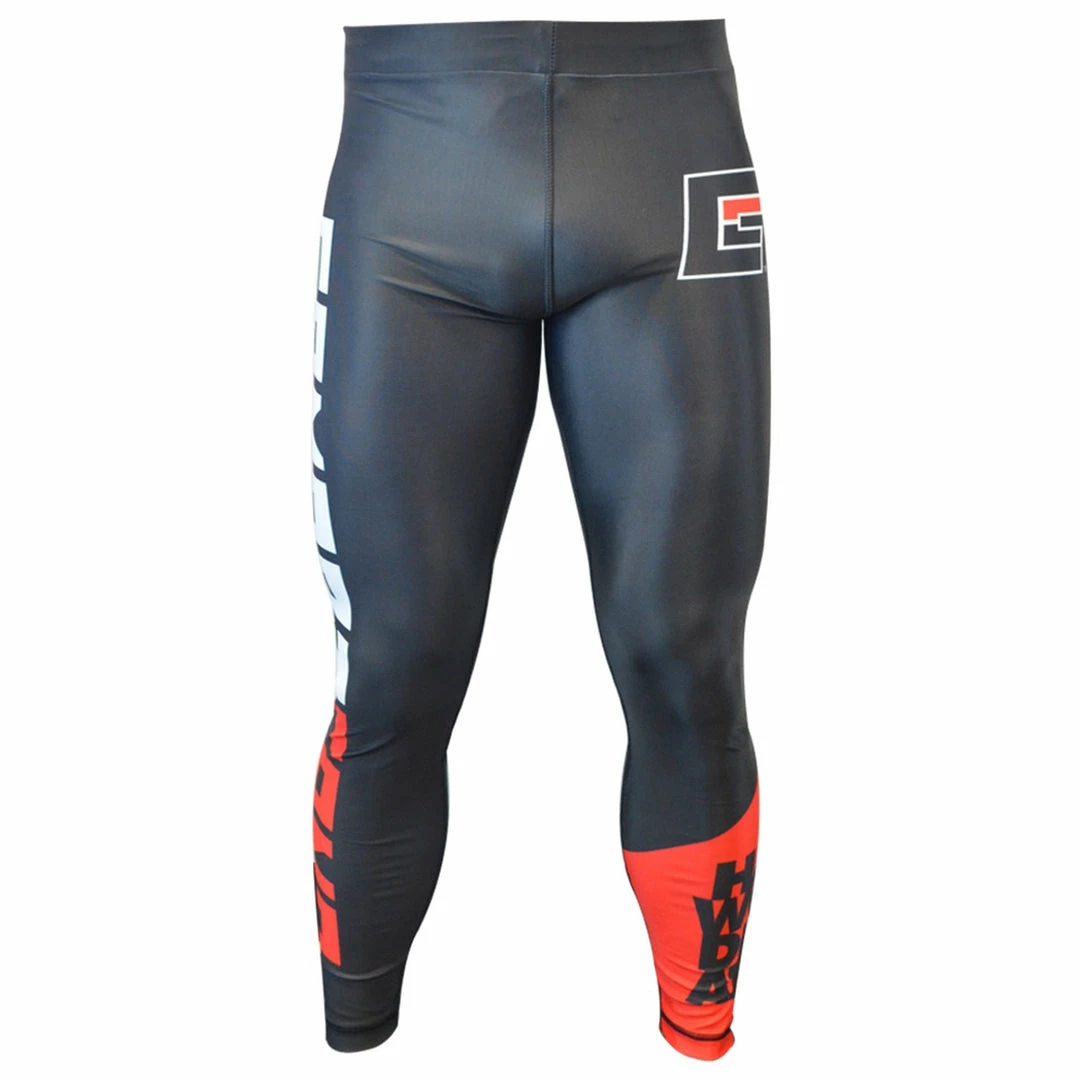 COMBAT CORNER CC GRAPPLING SPATS BLACK/RED