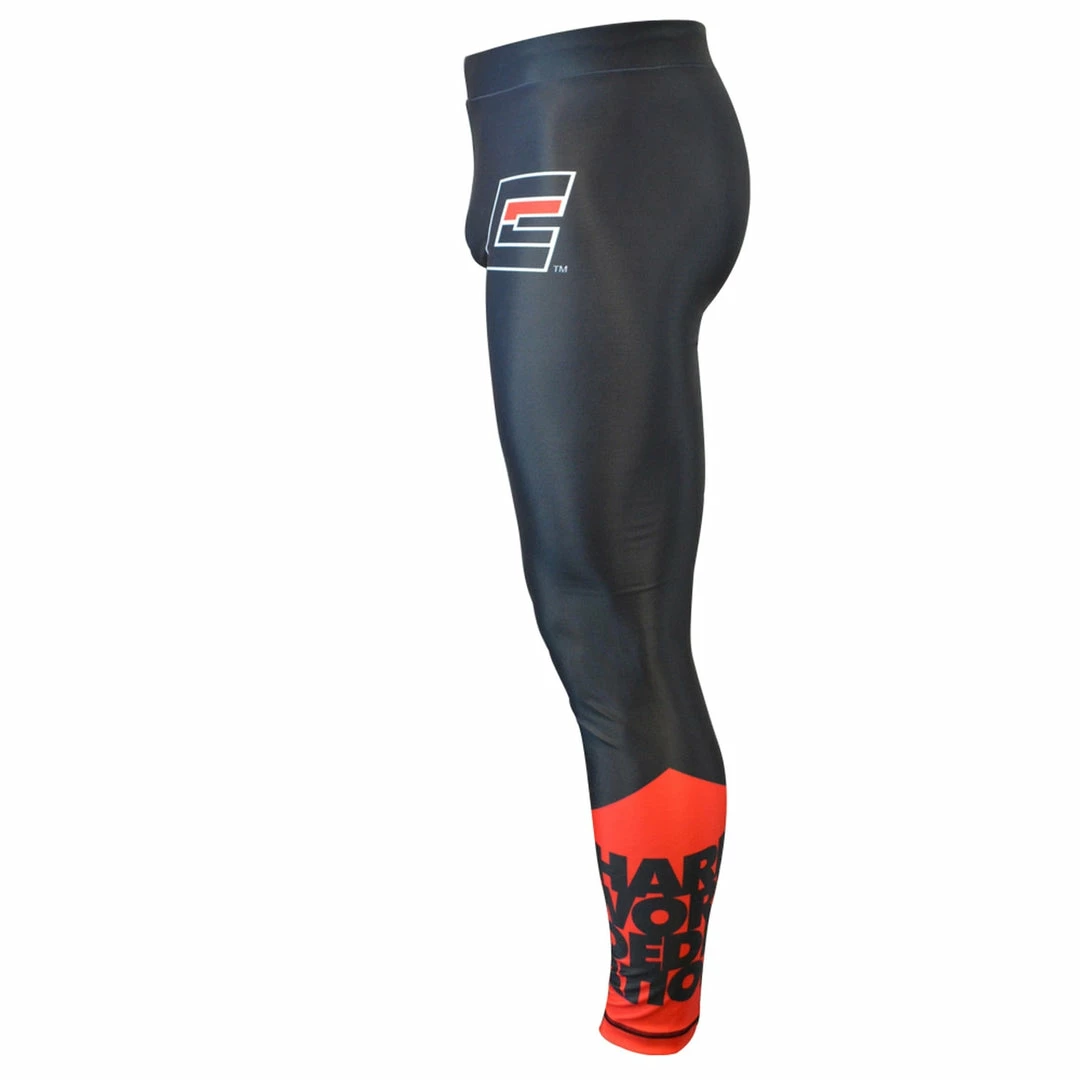 COMBAT CORNER CC GRAPPLING SPATS BLACK/RED