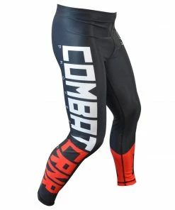 COMBAT CORNER CC GRAPPLING SPATS BLACK/RED