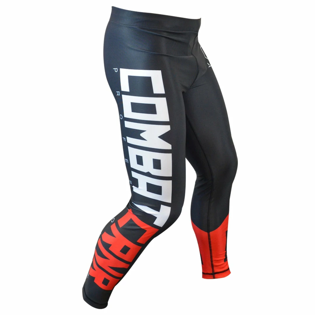 COMBAT CORNER CC GRAPPLING SPATS BLACK/RED