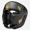 HAYABUSA T3 BOXING HEADGEAR - BLACK/GOLD STRIKING