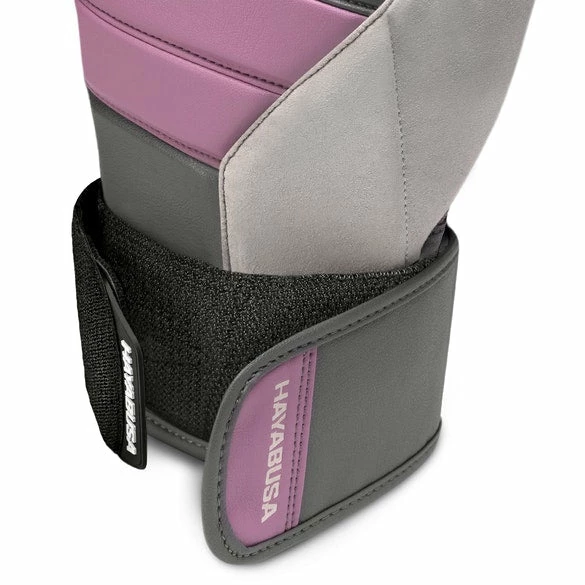 STRIKING HAYABUSA T3 BOXING GLOVES - GREY/ORCHID