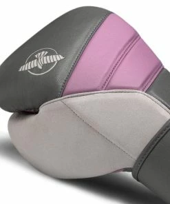 STRIKING HAYABUSA T3 BOXING GLOVES - GREY/ORCHID