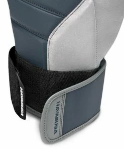 HAYABUSA T3 BOXING GLOVES - STEEL BLUE/GREY
