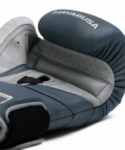 HAYABUSA T3 BOXING GLOVES - STEEL BLUE/GREY