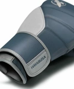 HAYABUSA T3 BOXING GLOVES - STEEL BLUE/GREY