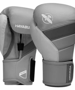 HAYABUSA T3 BOXING GLOVES - LIGHT GREY/GREY STRIKING