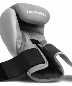 HAYABUSA T3 BOXING GLOVES - LIGHT GREY/GREY STRIKING