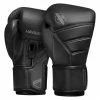 HAYABUSA T3 KANPEKI BOXING GLOVES - JET BLACK STRIKING