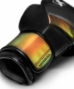 HAYABUSA T3 BOXING GLOVES - BLACK/IRIDESCENT