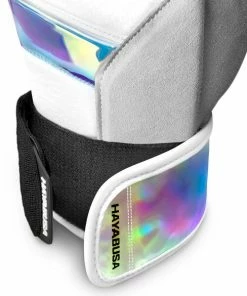 HAYABUSA T3 BOXING GLOVES - WHITE/IRIDESCENT STRIKING
