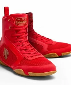 HAYABUSA HAYBUSA PRO BOXING SHOES - RED