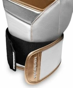 HAYABUSA T3 BOXING GLOVES - WHITE/GOLD
