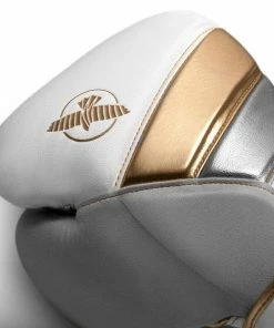 HAYABUSA T3 BOXING GLOVES - WHITE/GOLD