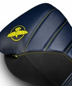 HAYABUSA T3 BOXING GLOVES - NAVY/YELLOW STRIKING