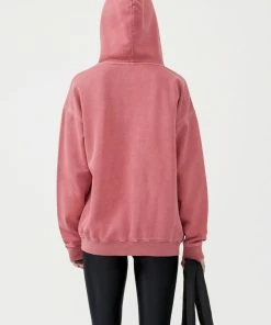 P.E NATION INNING HOODIE IN CHILLI