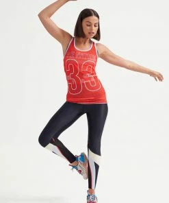 P.E NATION WOMEN JUMPSHOT LEGGING IN BLACK