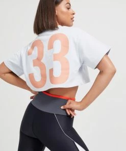 P.E NATION JUMP SHOT TEE IN BLUE WOMEN