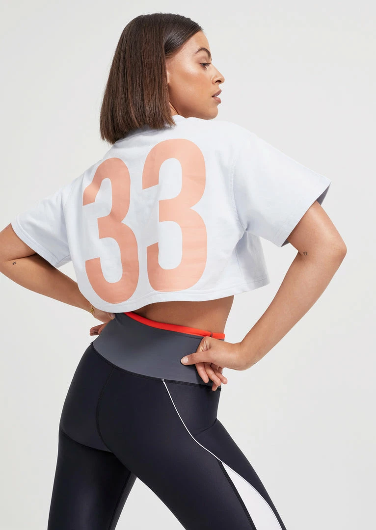 P.E NATION JUMP SHOT TEE IN BLUE WOMEN