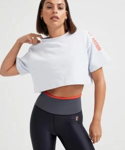 P.E NATION JUMP SHOT TEE IN BLUE WOMEN