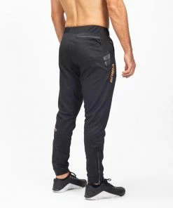 VIRUS UNISEX KL2 FITTED ACTIVE REVORY PANT - BLACK/GOLD