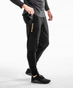 VIRUS UNISEX KL2 FITTED ACTIVE REVORY PANT - BLACK/GOLD