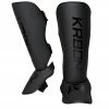 COMBAT CORNER KRBON SHIN GUARDS - BLACK STRIKING