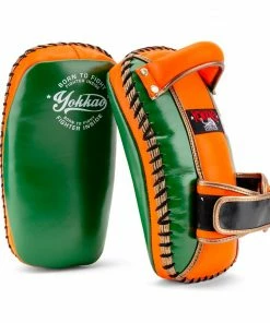 YOKKAO FREE STYLE KICKING PADS VINTAGE - EDEN/ORANGE TIGER STRIKING