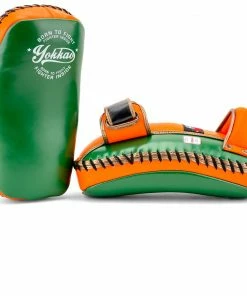 YOKKAO FREE STYLE KICKING PADS VINTAGE - EDEN/ORANGE TIGER STRIKING