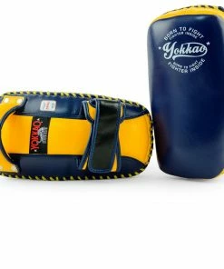 YOKKAO FREE STYLE KICKING PADS VINTAGE - BLUE/GOLD FUSION