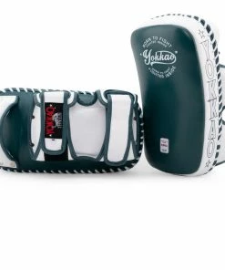YOKKAO CURVED KICKING PADS - MATRIX GREEN STRIKING