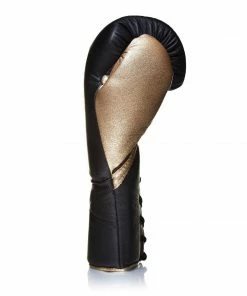 Fly Boxing SUPERLACE TRAINING GLOVES - BLACK/MATT GOLD